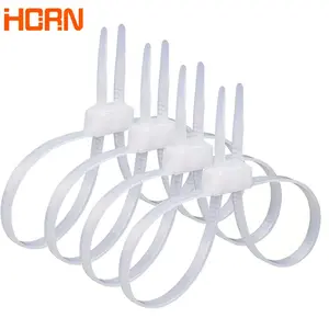 Self-locking Nylon Zip Ties, Double Lock Cable Zip Ties, Plastic Card Buckle Tie Suitable for Home, Office, Car, Garden, Outdoor