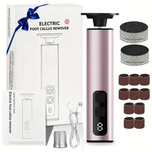 High Toughness Wear-Resistant Grinding Head, Dual Speed Control + Digital Display, USB Rechargeable Portable Foot Care Device, Ideal for Gift or Personal Use, Pedicure Care Tool