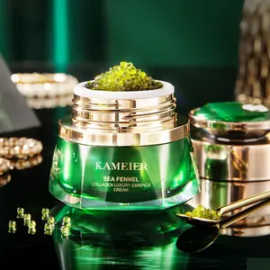 Kameier Sea Fennel Collagen Luxe Essence Cream 30g, Contains Plant Collagen, Improves Skin Roughness, Boosts Elasticity, Hydrating Night Moisturizer