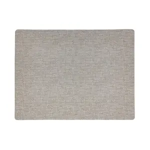 Davanti by Frieling, Set of 6 Rectangular Placemats, Novotela Luxe Cashemere Dining Table Mat, Non-Slip Vinyl & Polyester Surface, 13" x 17"