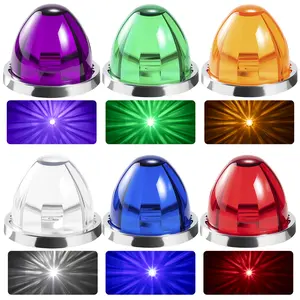 LED Watermelon Lights Truck Chassis Car Side Marker Light pick up Truck Clearance Lamp Turn Signal Indicator Lights for Lorry Trailer Bus Van