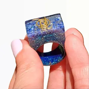 Pleyadians Orgonite Ring EMF Shielding for Body and Mind Protection