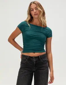 TILLYS Butter Soft Womens Cinch Side Tee
