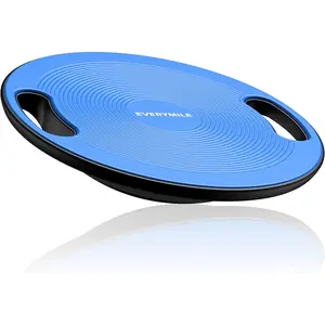 Balance Board Exercise Balance Stability Trainer Portable Balance Board with Handle for Workout Core Trainer Physical Therapy Gym No-Skid Surface