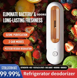 Portable Ozone Purifier for Refrigerator, Eliminate Bacteria & Odors,Suitable for refrigerators, fruit and vegetable air purifiers