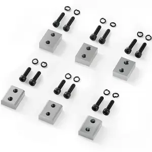 VEVOR Electric Rebar Cutter Blade,  6 PCS 16mm(5/8 Inch) Cutting Diameter, HRC58-60 Hard Hydraulic Rebar Blade Replacement Jaw Blades with 12 Hexagon Screw and 12 Spring Washer, for Model RC-16