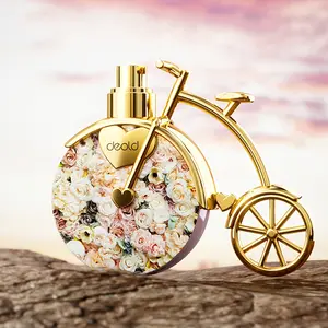 New Floral Bicycle Perfume - Women's Long-lasting Spray - Elegant Bicycle Bottle Design, Pink Floral Fragrance, Perfect Valentine's Day Gift, Christmas Choice, Suitable for Both Daily And Special Occasions, A Must-have for Ladies And At Parties