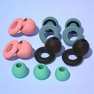 Soft Silicone Earplugs, Noise Reduction Earplugs, Hypoallergenic Earplugs for Quiet Sleep, Study and Concerts, Suitable for Various Occasions