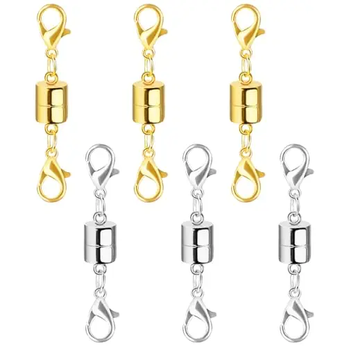 6Pcs Gold and Silver