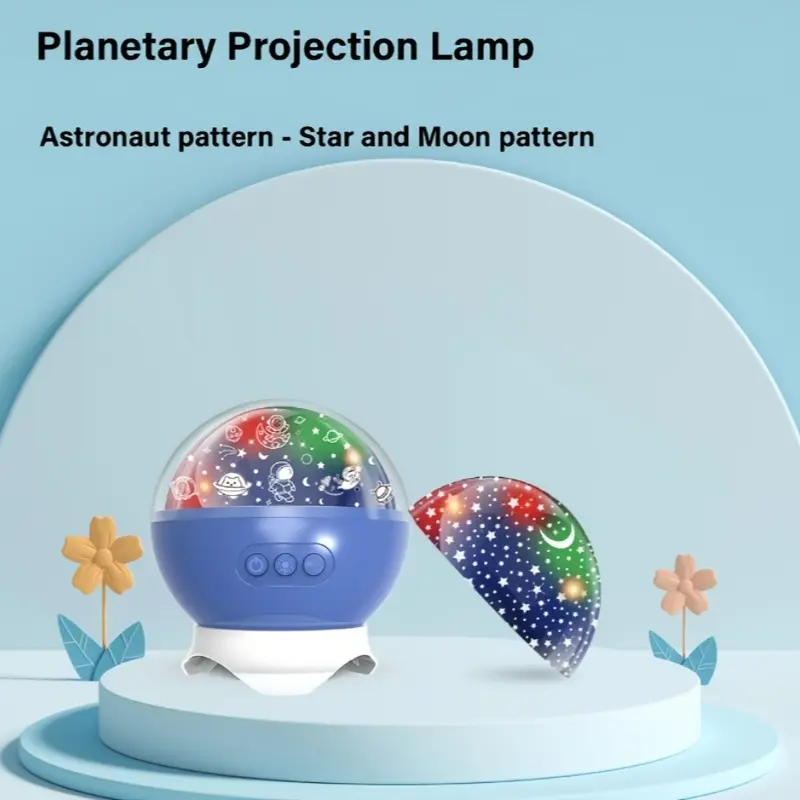 1pc Starry Sky Projector Light, Firefly Atmosphere Night Light, Indoor Decorative Lamp, Four Colors, Gift Night Light Projector, Firefly Fantasy Romantic Ambiance Lamp, Starlight