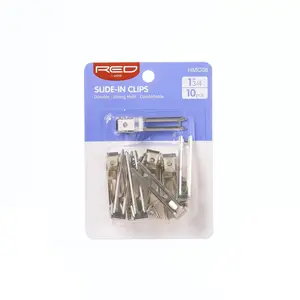 RED by KISS SIlver Slide-In Clip 1 3/4"