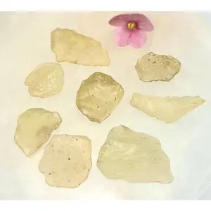 Wholesale Lot Natural Libyan Desert Glass Tektite 40 gram Quality 7 to 10 pcs Healing Energy