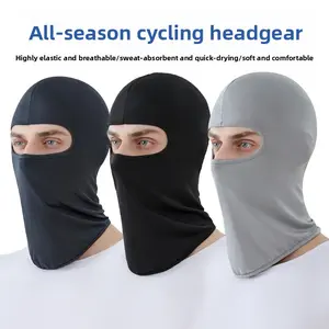 Outdoor cycling sunscreen mask bicycle helmet liner windproof sports headscarf headgear dust cover hat men and women