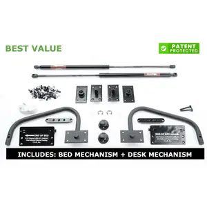 Premium Adjustable Bed + Desk Mechanism Bundle