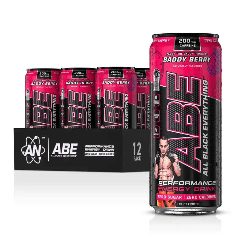 ABE x TANG Energy Drink – Tang Duo 4-Pack | Zero Sugar, Zero