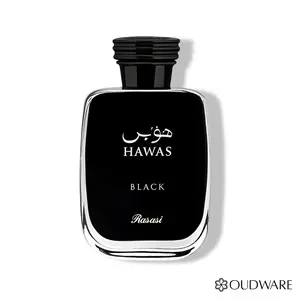 Rasasi Hawas Black  EDP for men 100 ml (3.38 fl. oz)