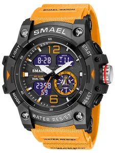 Smael New Youth Outdoor Sports Cool Dual Display Waterproof Night Glow Electronic Watch, Stylish & Durable Timepiece