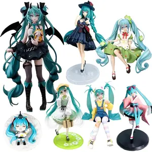 Little Devil Hatsune Miku Handled Little Raccoon Hatsune Miku anime Dark Angel Animation Peripheral Desktop Cute Ornaments
