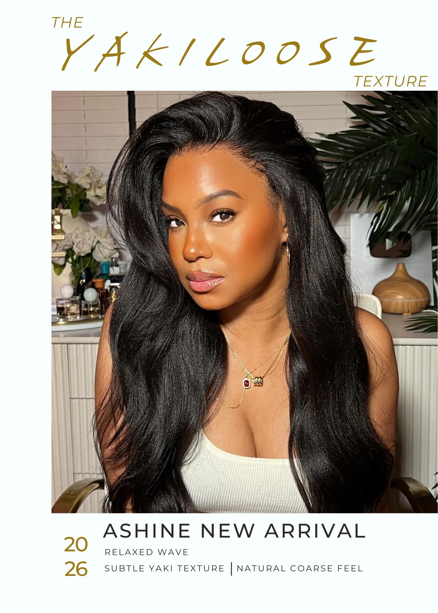 [Ashine] All-in-One Glam Yaki Loose Yaki Straight Burmese Curly 240g Full Head in a Pack Small Head Friendly Seamless Blend & Natural Flow