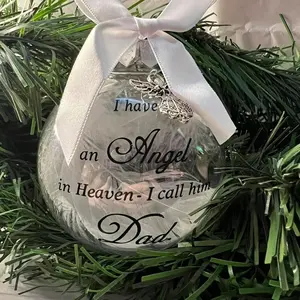 Memory ornament - heaven - RIP -Gift Christmas Decoration Tree Gift Decor