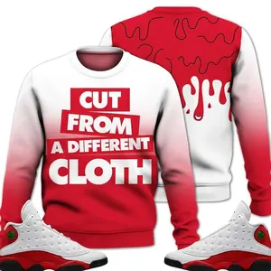 Retro 13 Chicago Sweatshirt, Chicago 13s Outfits, Cut From A Different Cloth Streetwear Unisex Sneaker Matching Shirts