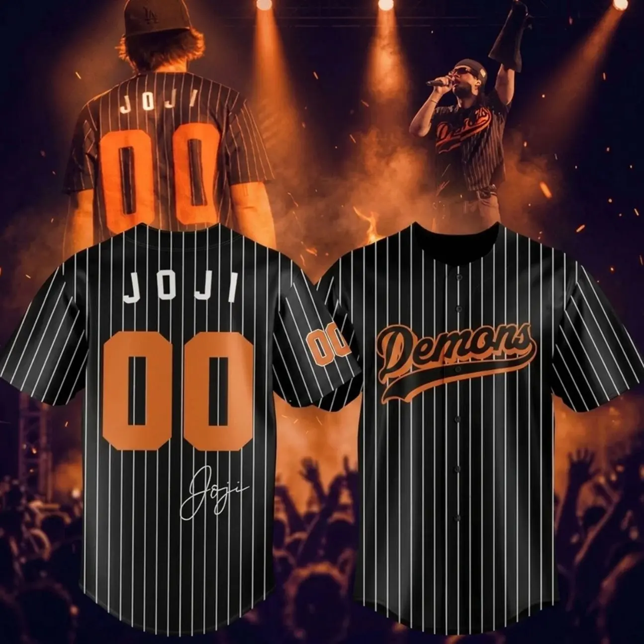 Joji Soolaris Tour 2026 Baseball Jersey Shirt Concert Merch Fan Apparel All Size 3HI