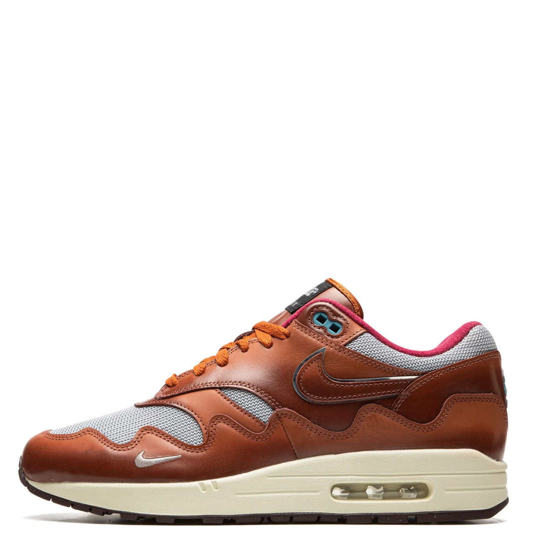 Nike Air Max 1 Patta The Next Wave Dark Russett DO9549-200 Mens Fashion Sneakers New