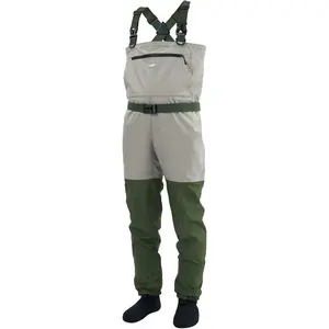 IMMERSE Men's Breathable Fly Fishing Waders Stocking Foot  Lightweight Chest Wader