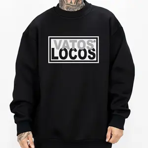 Vatos Locos Forever Original Movie Shirt Typo Graphic Style Chicano Clothes Chicana Style Valentine Day Gift Unisex Hoodie Medium Heavy Sweatshirt T Shirt for Men & Women Full Size S-5XL
