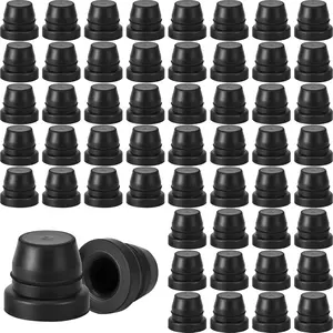 Brake Bleeder Screw Cap Grease Fitting Cap Rubber Dust Cover for Cars and Motorcycles (100 Pieces)