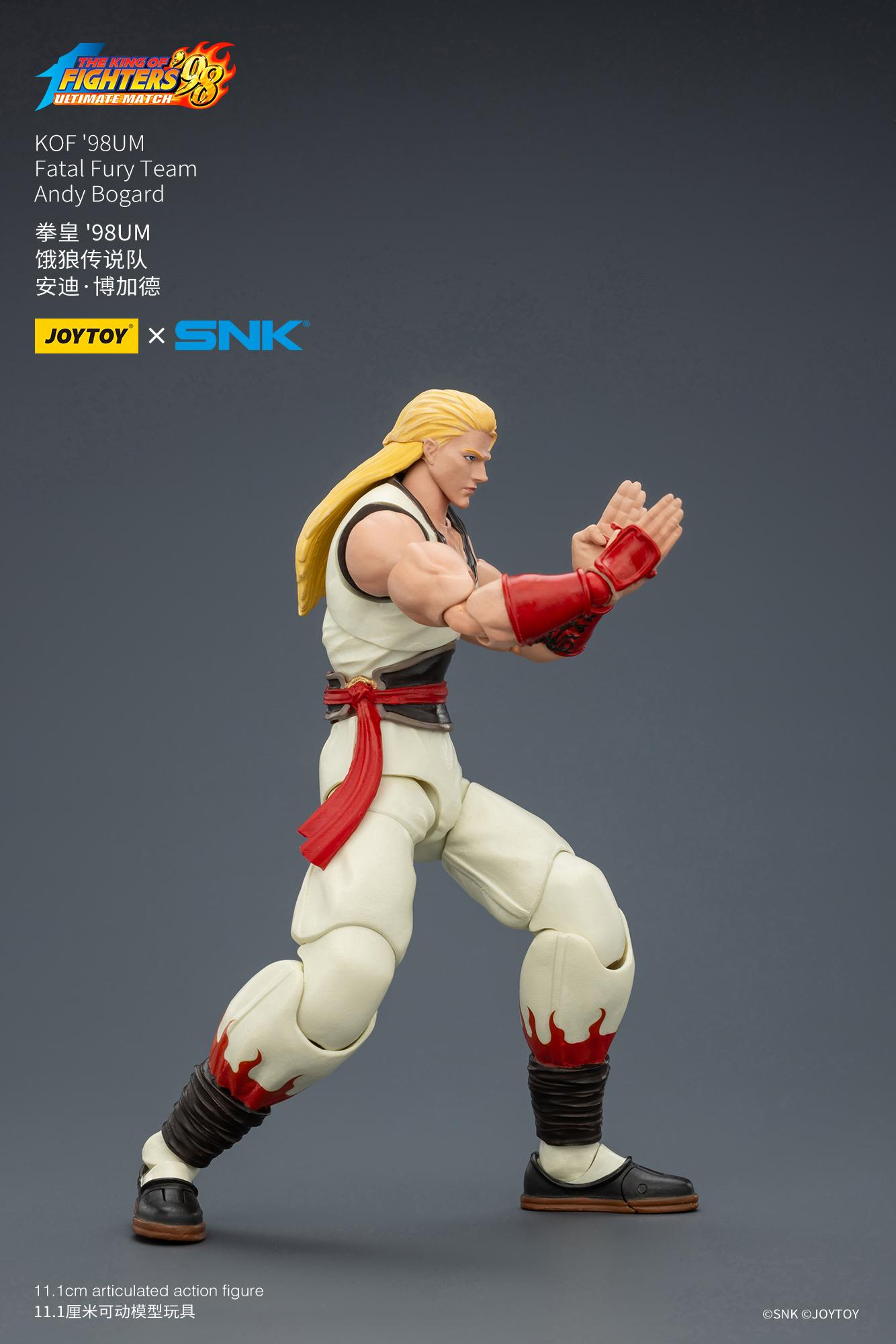 JOYTOY SNK 1/18 Action Figures KOF '98UM Fatal Fury Team Terry Bogard Andy Bogard Joe Higashi