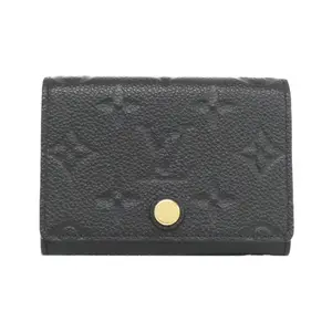 Pre-owned Louis Vuitton Calfskin Small Leather Goods Monogram Empreinte Card Case