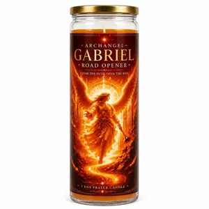 Archangel Gabriel Road Opener 7 Day Prayer Candle | Clear Communication, Open Roads & Opportunity