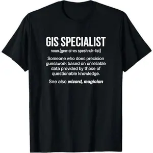 GIS Geographic Information System Geoinformatics Geography T-Shirt