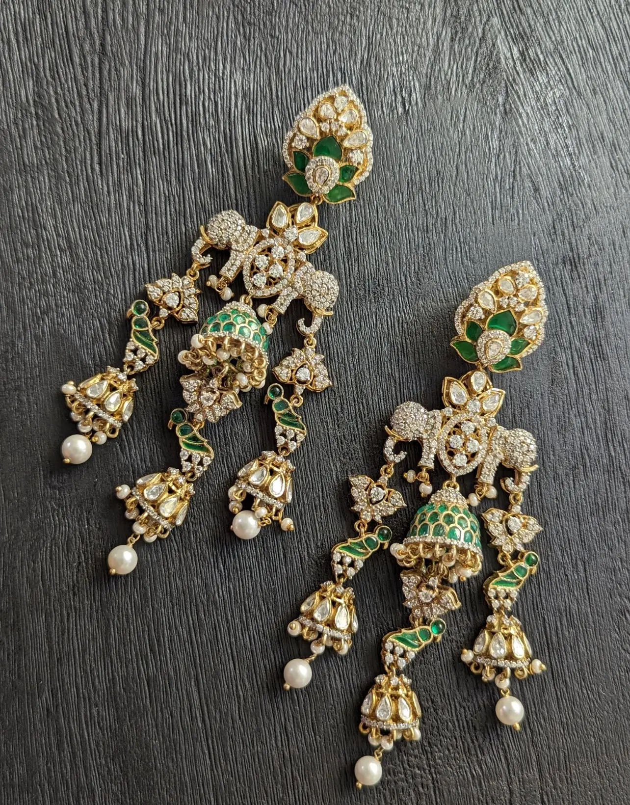 Mastani SIlver Danglers