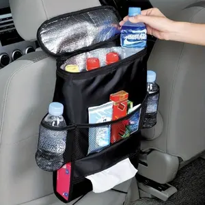 Upgrade Your Car Interior with this Universal Car Seat Back Multi-Pocket Bag - Keep Everything Organized!