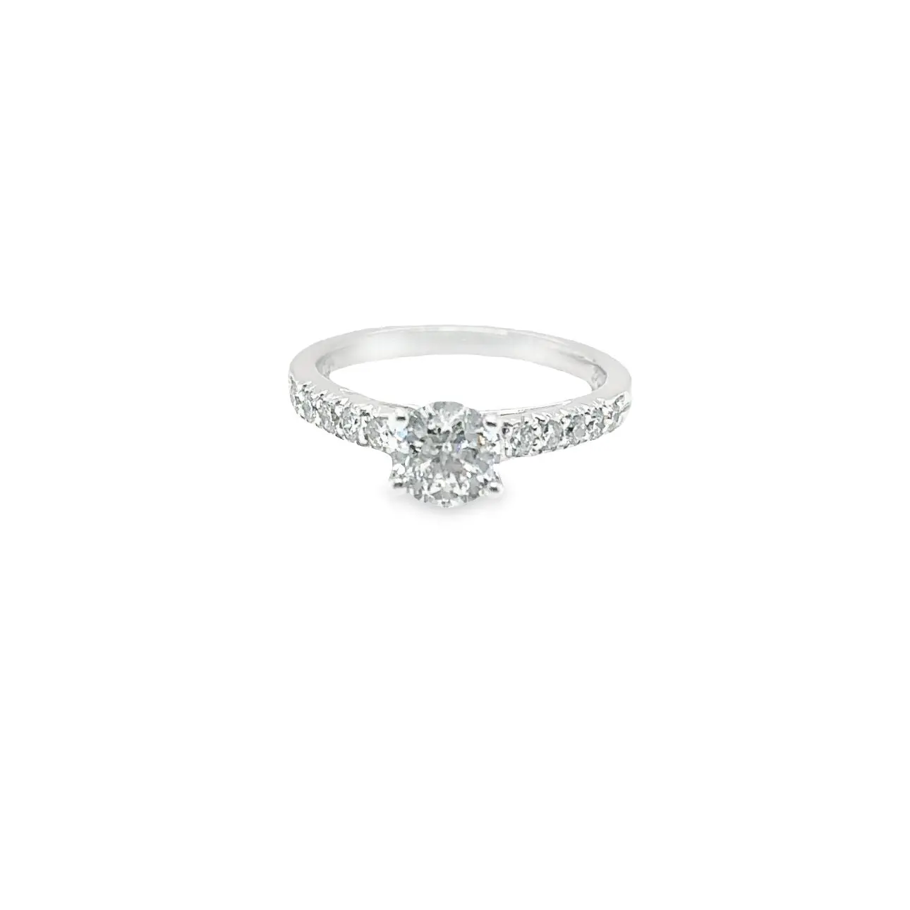 Paladium 1.63carat Scott Kay solitaire engagement ring