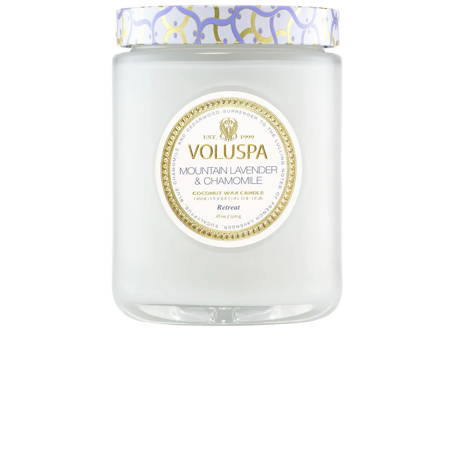 Voluspa Mountain Lavender & Chamomile Large Jar Candle