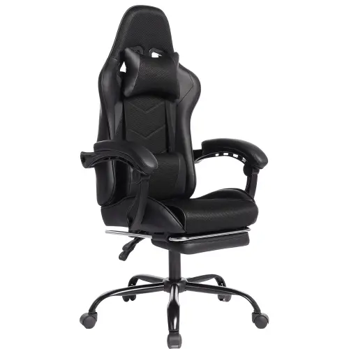 Black+With massage+Bonded Leather