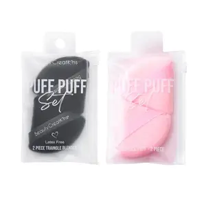Puff Puff Powder puff beauty creations pink and black