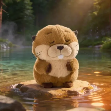 Plush keyring – Dumb-looking style