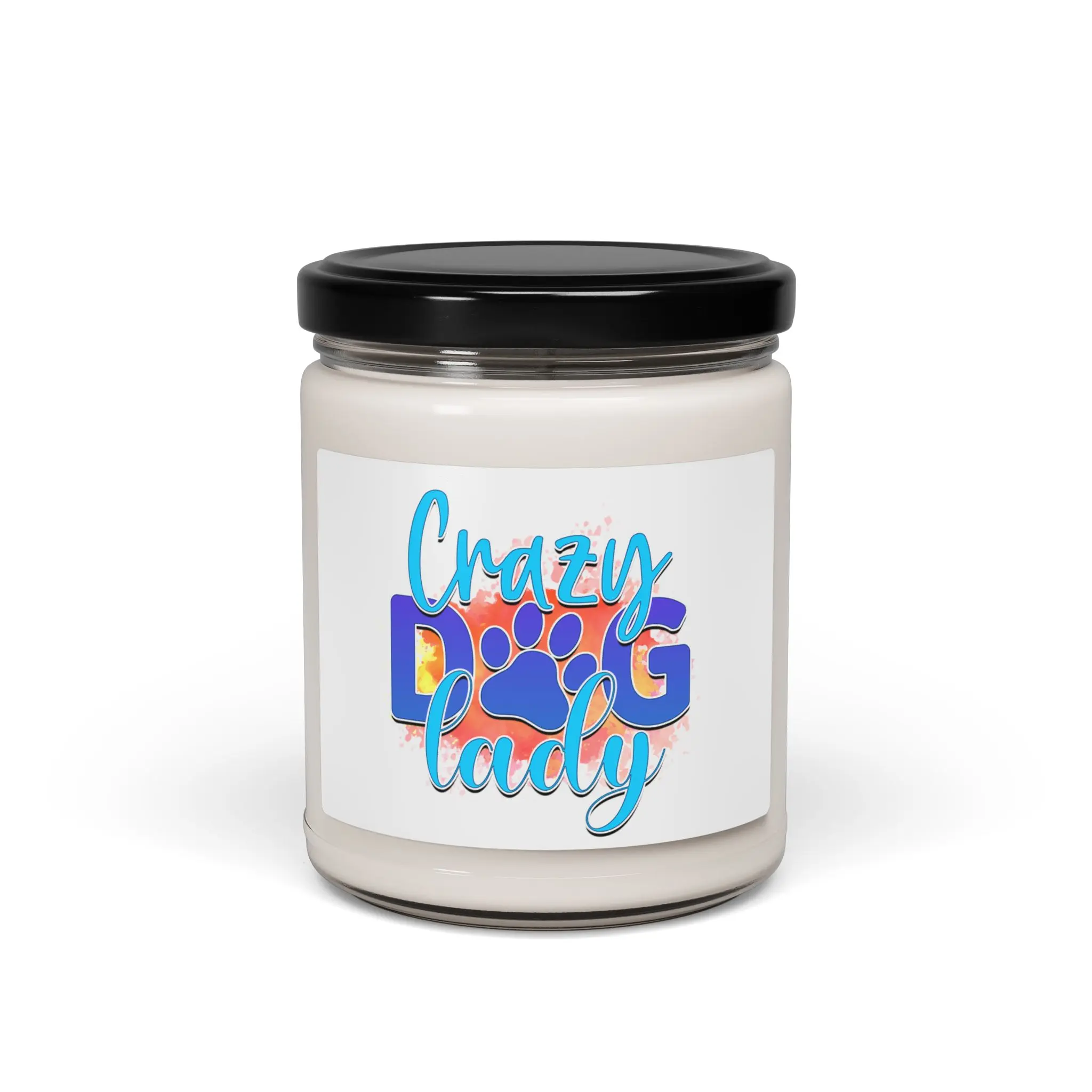 Crazy Dog Lady Scented Soy Candle, Pet Lover Gift, Dog Mom Candle, Animal Lover Decor, Home Fragrance