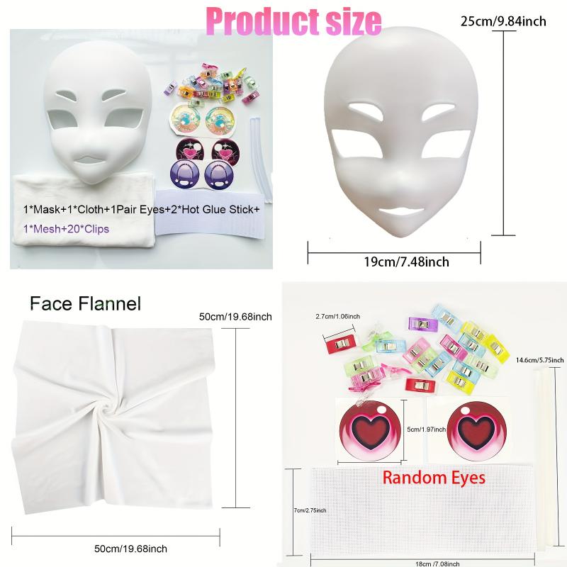 DIY Fox Fursuit Therian Mask Kit - Perfect for Halloween, Carnivals & Christmas Parties | Cute Cosplay Accessory & Gift Idea