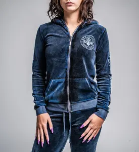 Affliction Women's Zip-Up Hoodie Simulation
