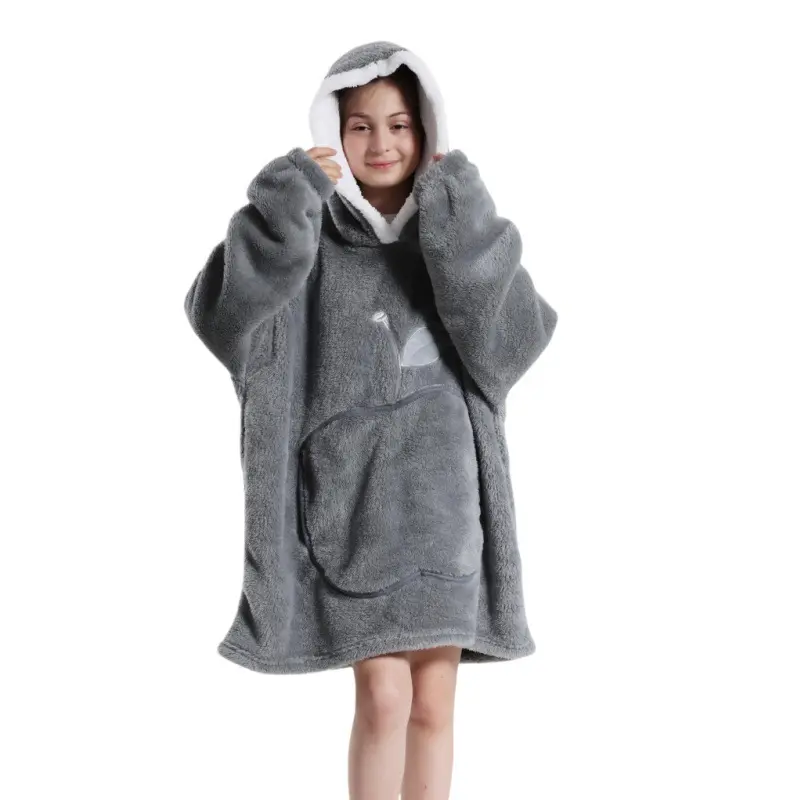 Light gray apple warm clothing