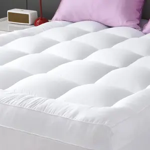 Size Mattress Topper Extra Thick, Cooling, and Breathable Mattress Pad 8-21" Deep Pocket Soft Down Alternative Fill