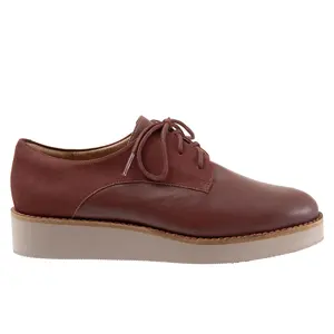 Softwalk Willis S1811-255 Womens Brown Oxfords & Lace Ups Casual Shoes