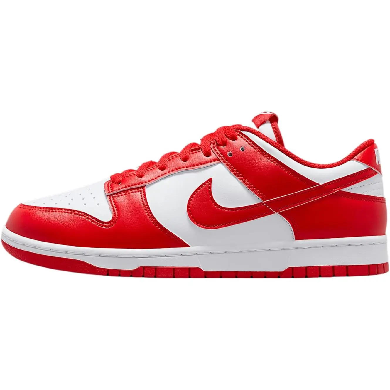 Men's Nike Dunk Low Retro White/University Red-White (HF5441 104)