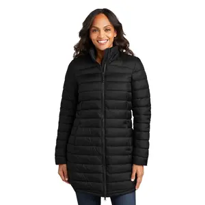 Port Authority Ladies Horizon Puffy Long Jacket L365