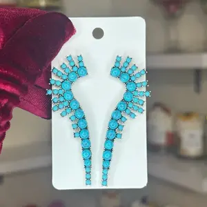 Turquoise fashion earrings